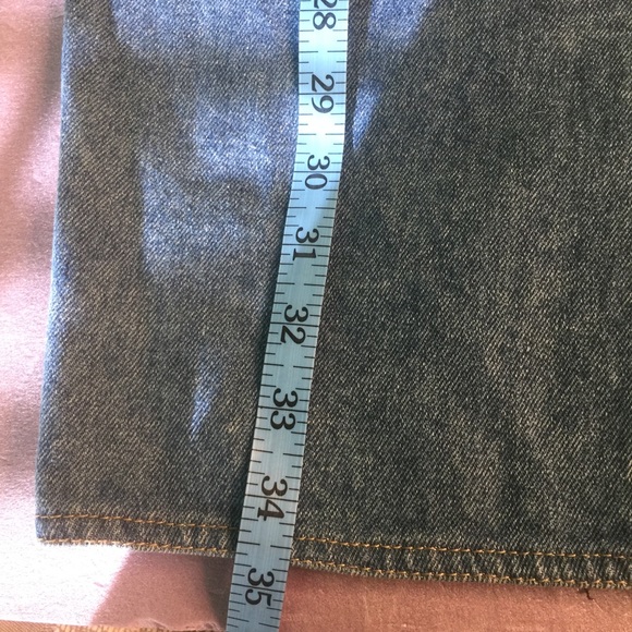 Baccini Long Skirt Size 13 / 14 Blue Jeans - Picture 11 of 11